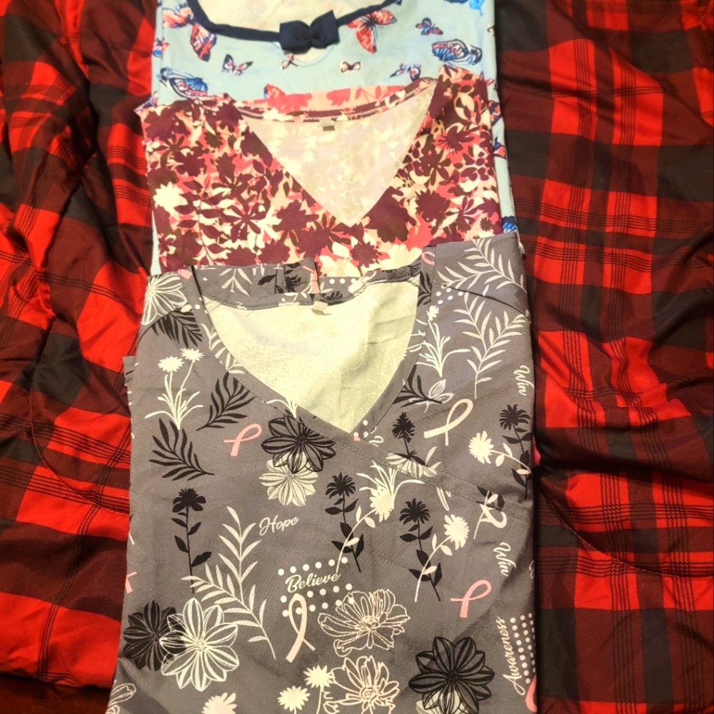 Scrub tops